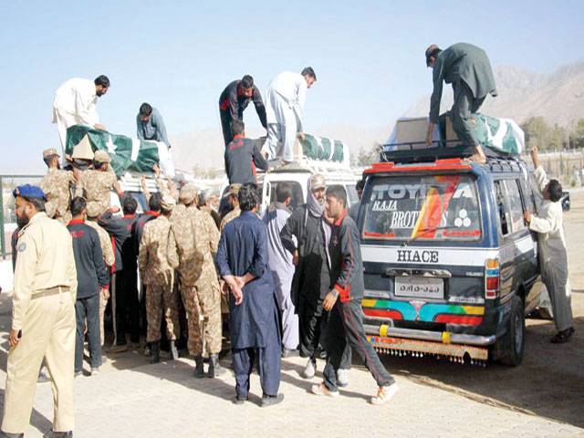 Country mourns 63 deaths at Quetta Police College