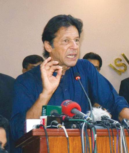 PTI chief alleges CM took cuts through front-man