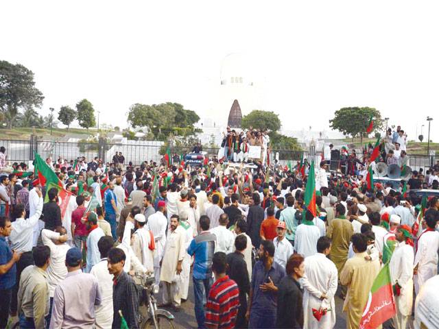 PTI takes out rally against corruption