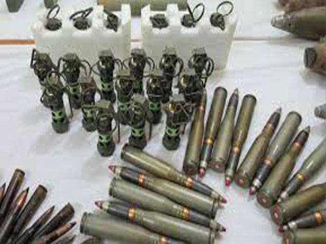 Huge cache of weapons recovered in Chagai, DMJ
