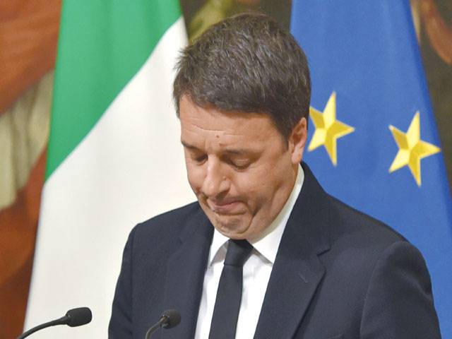European jitters as Italy's Renzi resigns 