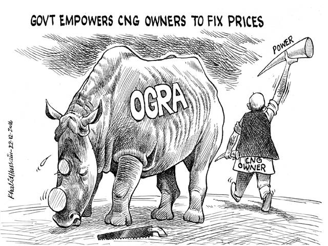 GOVT EMPOWERS CNG OWNERS TO FIX PRICES OGRA