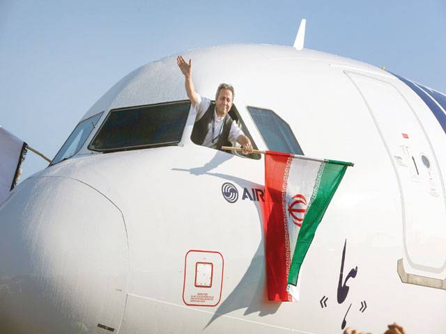 Iran’s first post-sanctions Airbus flies in