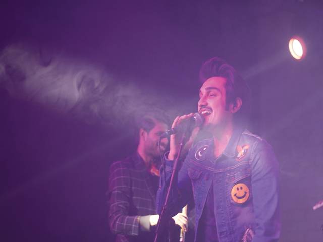 Uzair Jaswal launches debut album with a bang