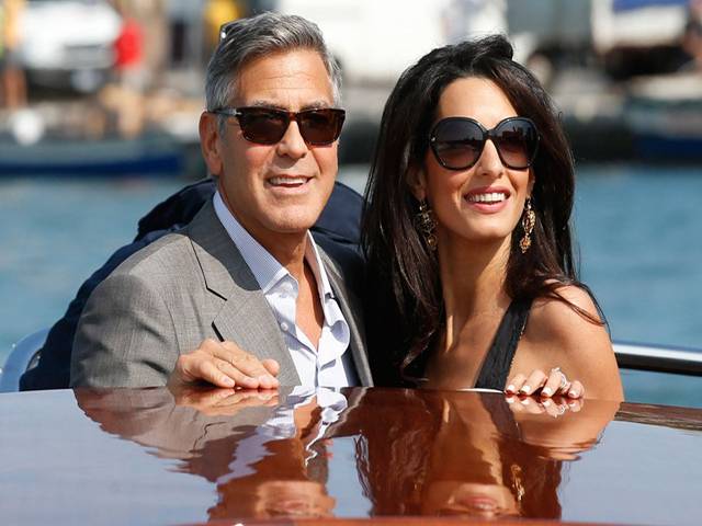 George, Amal Clooney 'expecting twins'