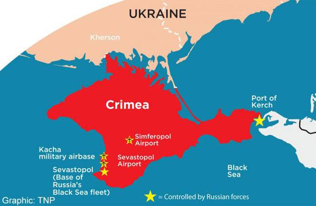 Russia tells US it will not return Crimea to Ukraine