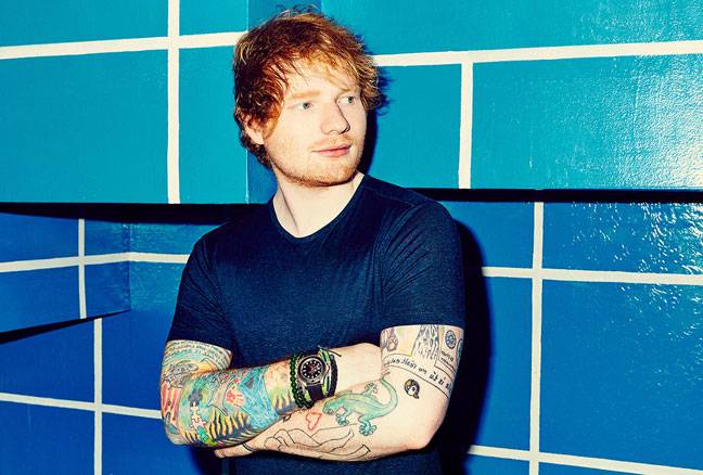 Ed lands new one-two atop British singles chart 