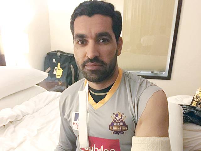 Umar Gul ruled out of PSL after forearm fracture