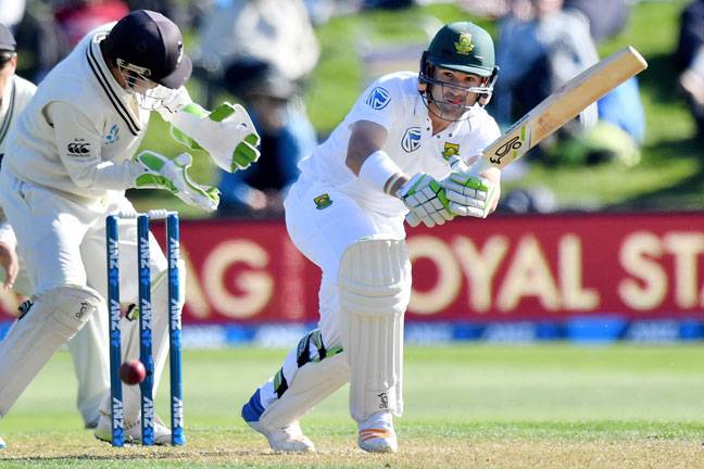 Ton-up Elgar rescues South Africa