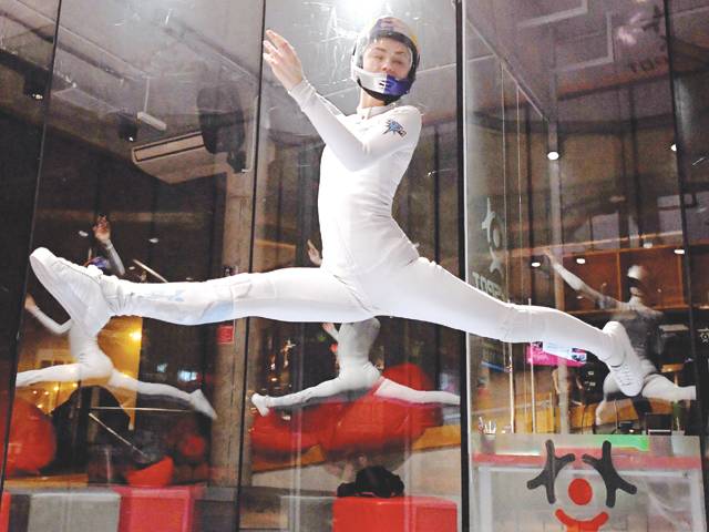 Young pioneers push envelope on freestyle indoor skydiving