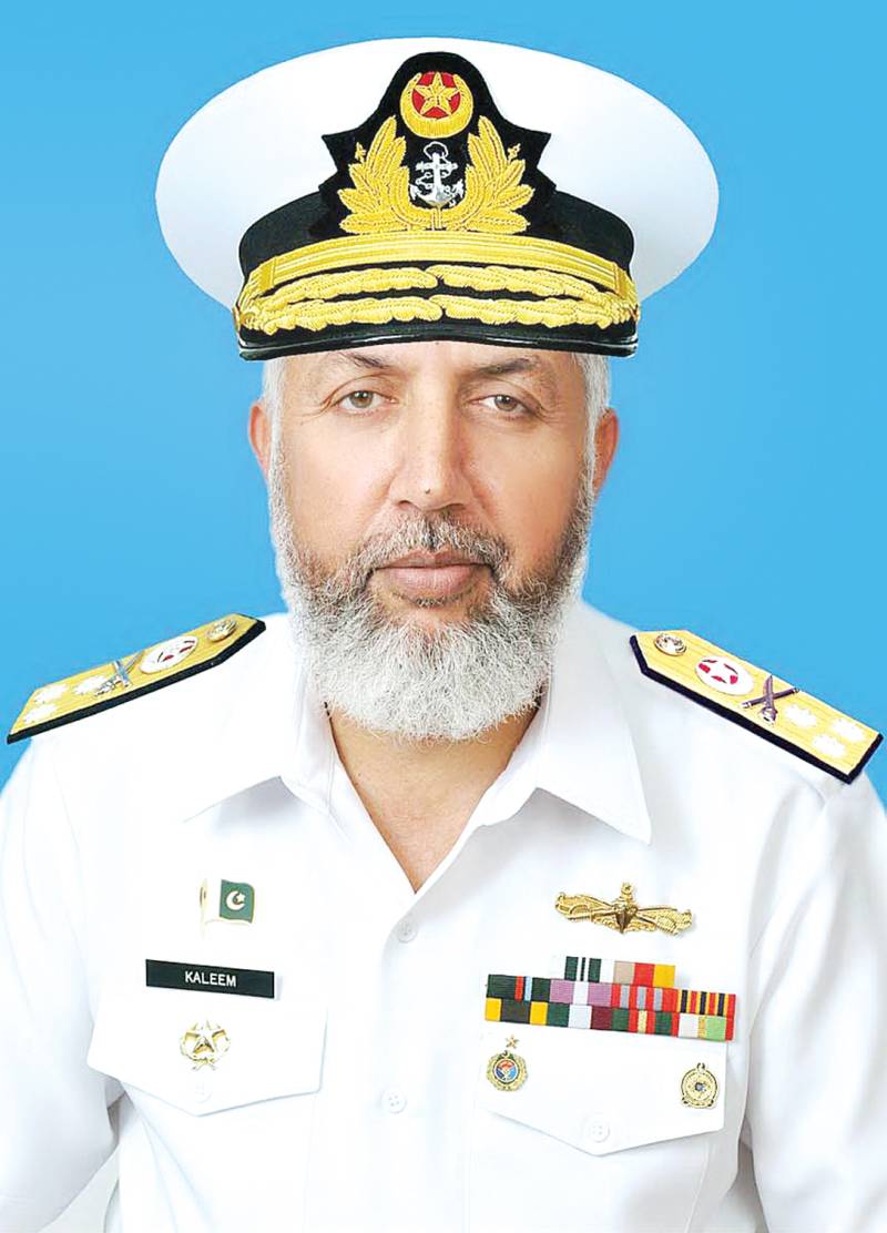 Kaleem Shaukat made vice admiral 