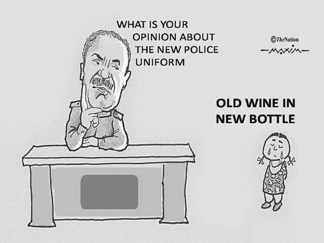 WHAT IS YOUR OPINION ABOUT THE NEW POLICE UNIFORM OLD WINE IN NEW BOTTLE