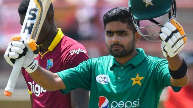 Babar second fastest to slam five ODI tons