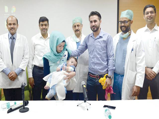 Baby with eight limbs gets new lease on life in India