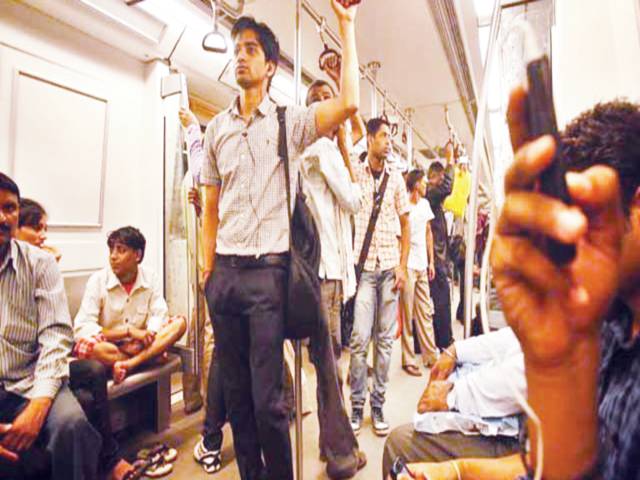 Indian metro probes porn screened at busy station