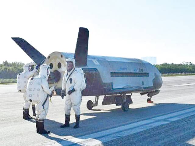 US drone back on Earth after nearly two years in space