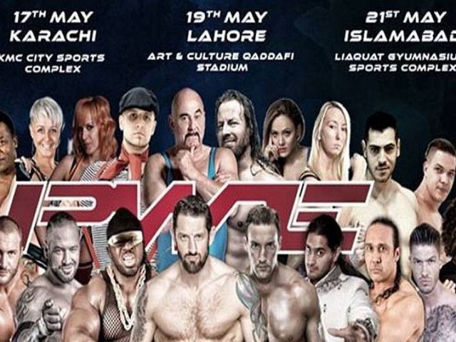 Stage set for Pakistan's first-ever international pro-wrestling event