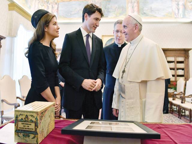 Trudeau seeks papal apology over school abuse