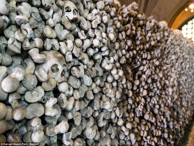 Chapel in Kent decorated with remains of 2,000 locals who died 800 years ago