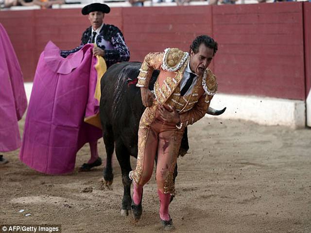 Matador Ivan is gored to death by bull