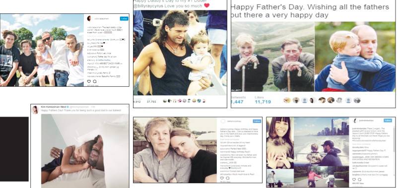 Father’s Day: How the stars marked the occasion