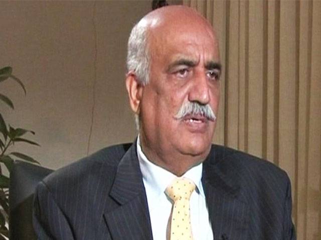 Khursheed reiterates demand for PM’s resignation