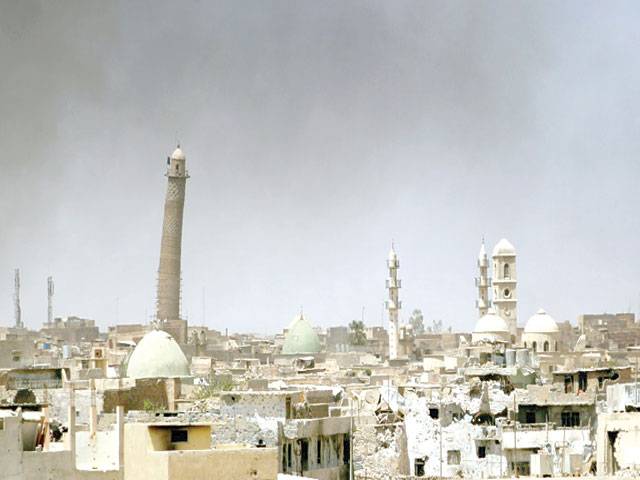 Shock and anger in Mosul after IS destroys historic mosque