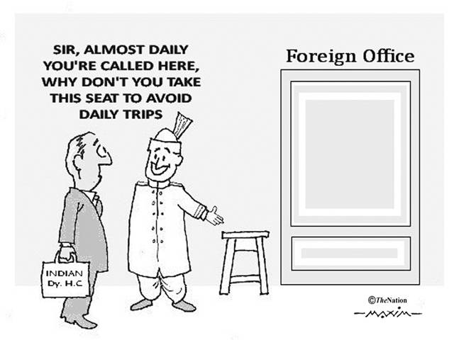 Foreign Office SIR, ALMOST DAILY YOU'RE CALLED HERE, WHY DON'T YOU TAKE THIS SEAT TO AVOID DAILY TRIPS