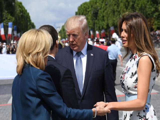 Pomp and mourning as Macron, Trump mark France's Bastille Day