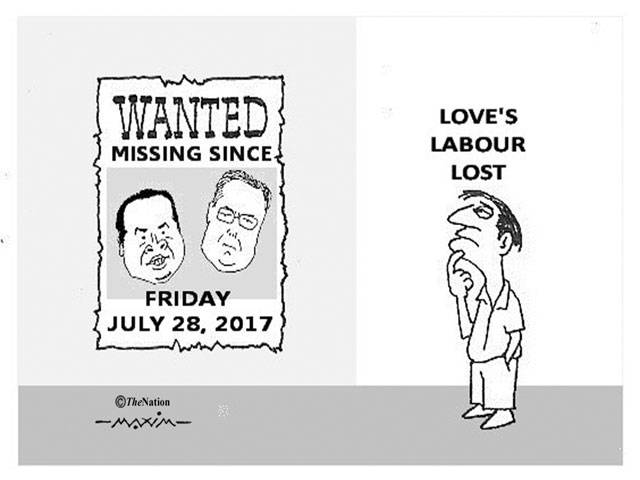 WANTED MISSING SINCE FRIDAY JULY 28, 2017 LOVE'S LABOUR LOST
