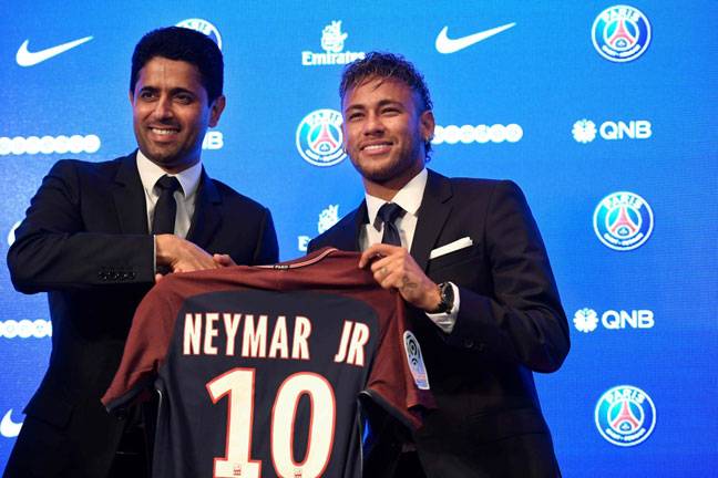 Neymar value will 'double in two years': PSG president