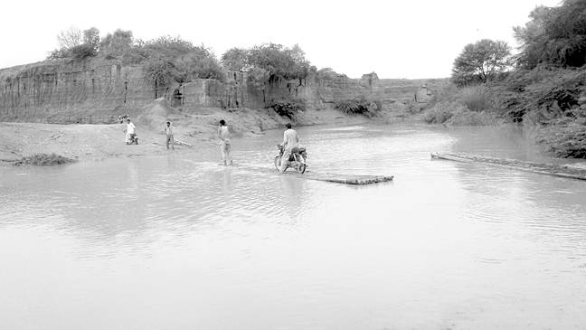 The floating bridge of Tank 