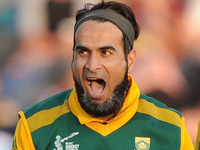 Tahir feels sensation of playing in front of family