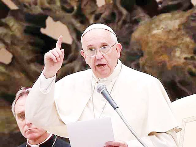 Pope slams climate change deniers as ‘stupid’