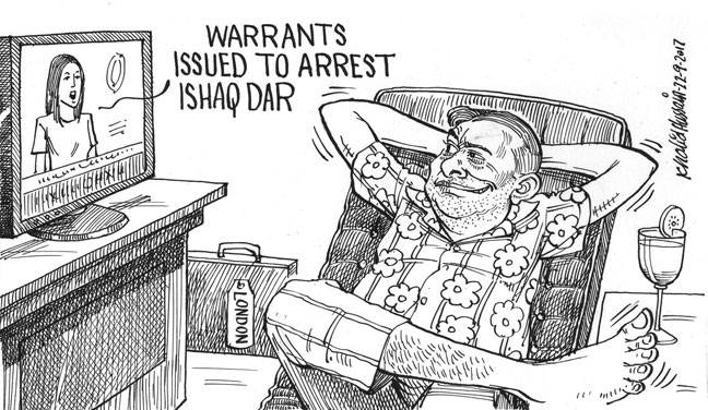 Warrants issued to arrest Ishaq Dar
