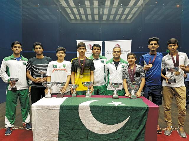 Pakistan players excel in int’l junior squash events