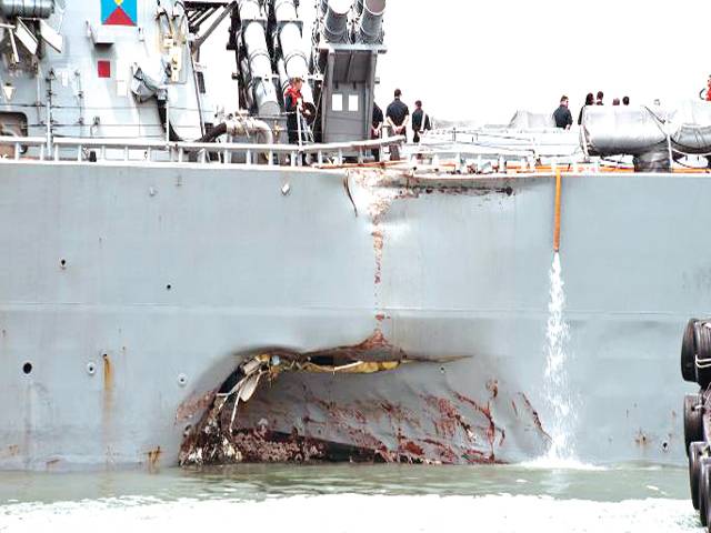 Warship collision: US sacks top navy commanders