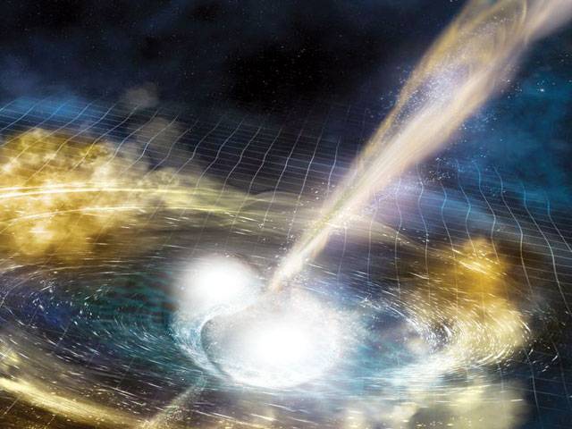 Einstein’s waves detected in star smash