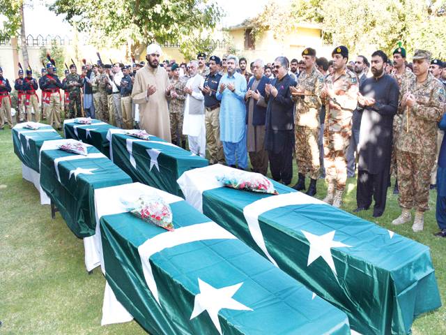 7 martyred in suicide hit on police truck