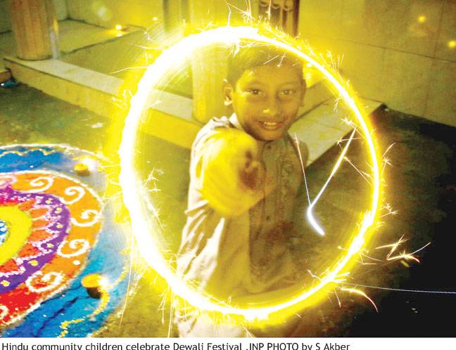 Diwali being celebrated with traditional fervour 