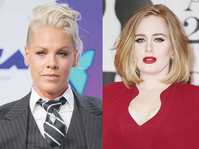 Pink gave parenting advice to Adele