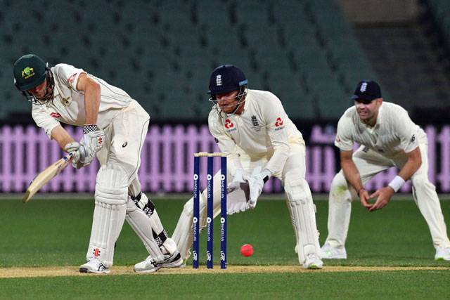 Ball injury as England take lead over Cricket Australia XI