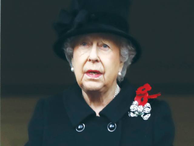 Britain's Queen steps down from Remembrance Sunday role