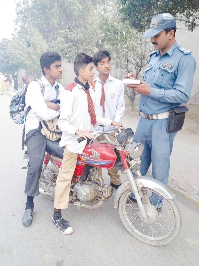 Crackdown on underage drivers under way