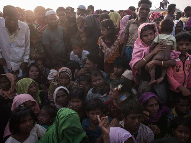 Rohingya Muslim refugees