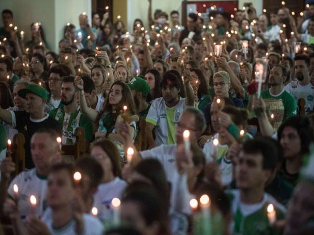 Brazil footballers remembered one year after plane crash