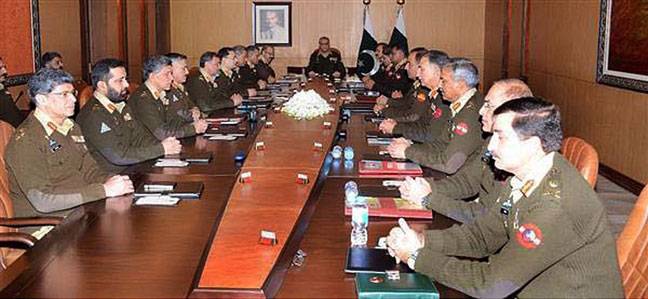 Commanders briefed on Bajwa’s military diplomacy