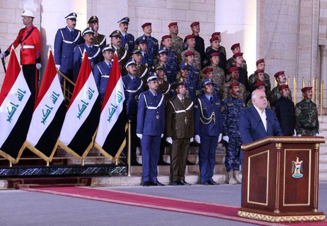 Iraqi Prime Minister speech Baghdad