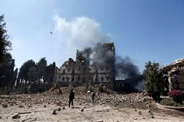 Air raids on Yemen rebel training camp kill 26