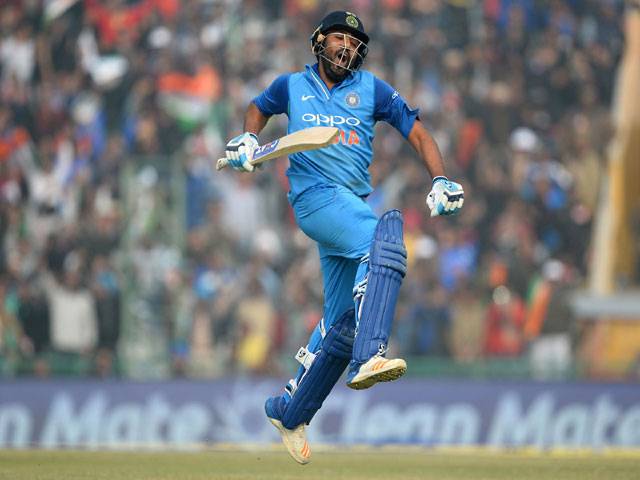 Sharma's third double ton leads India to series-levelling win